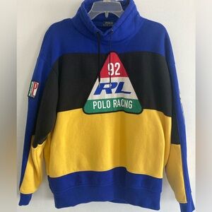 92 Ralph Lauren Polo Racing Hoodless Sweater 🏇